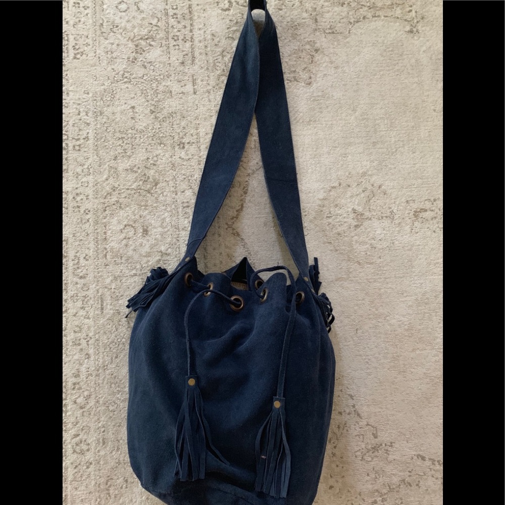 Guadalupe Fringe Suede Hobo Purse